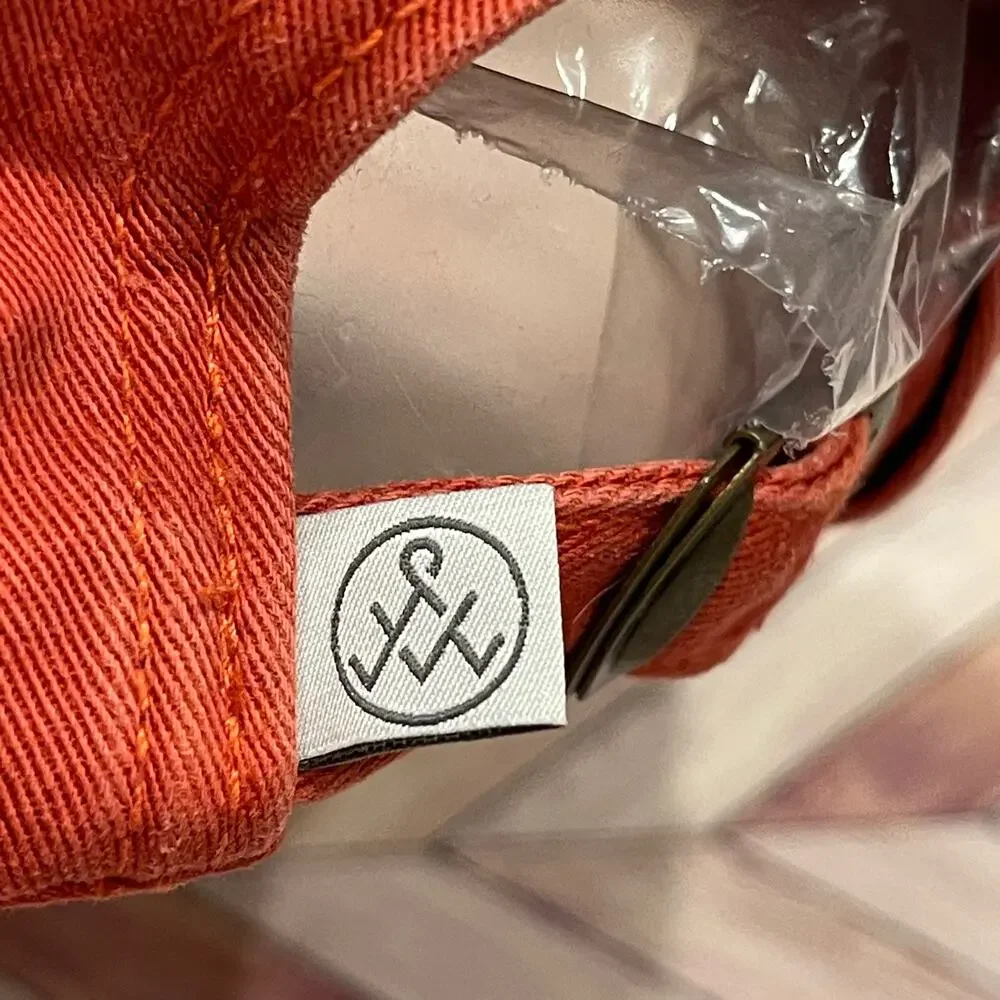 Alternative Happy Camper Orange Trucker Adjustable Hat (Pre-owned)
